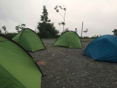 Camping at entripreneur trip